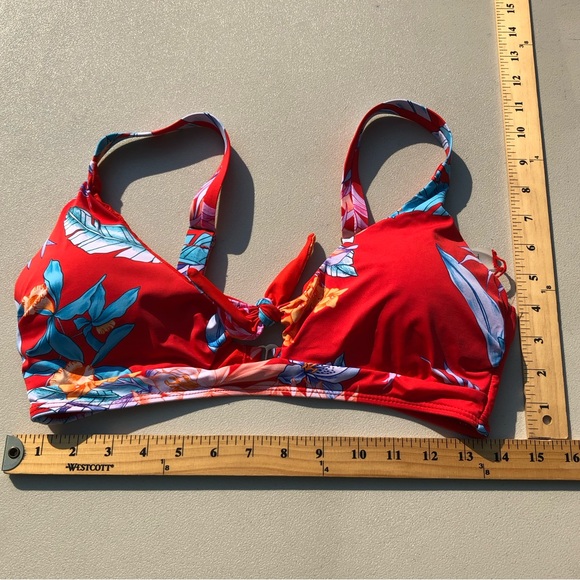 TiniBikini Women’s Swimsuit Bikini Bathing Suit Top Bright Tropical XL - Picture 8 of 11